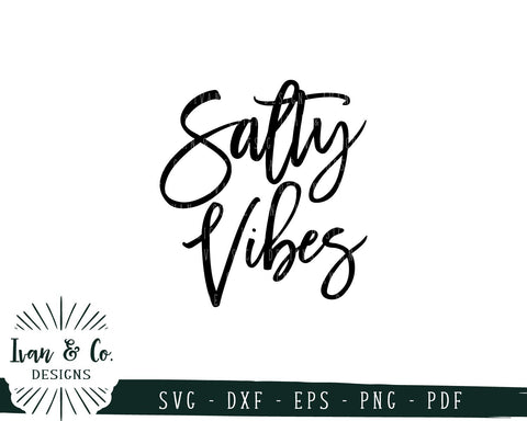 Salty Vibes SVG Files | Summer SVG | Vacay SVG (722295957) SVG Ivan & Co. Designs 