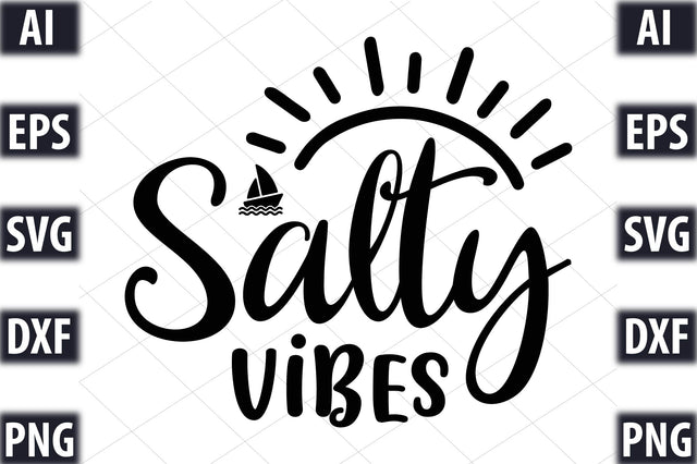 Salty Vibes SVG SVGista 