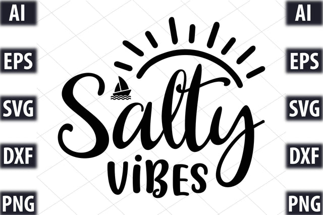 Salty Vibes SVG SVGista 