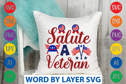 Salute A Veteran SVG Design SVG Rafiqul20606 