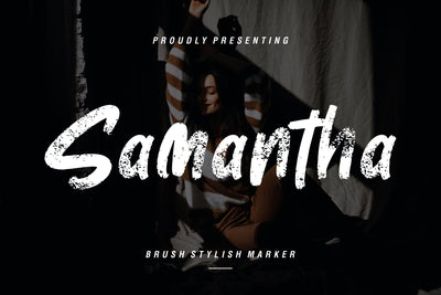 Samantha Brush Stylish Marker Font Creatype Studio 