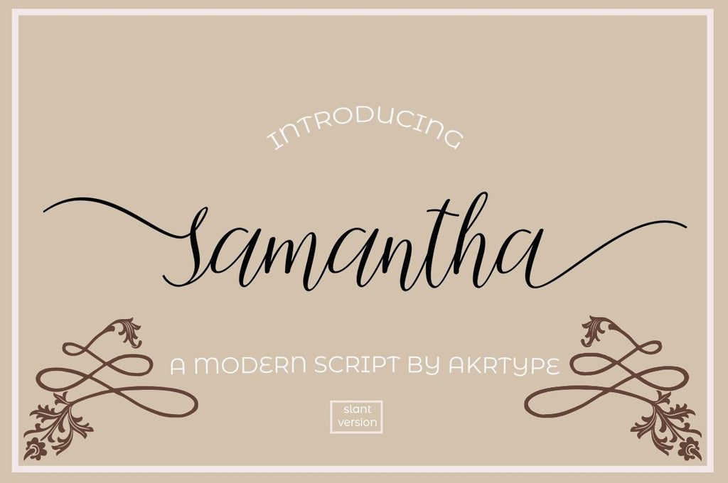 Samantha script - So Fontsy