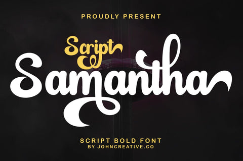 Samantha Script Font mr.johncreative.co 