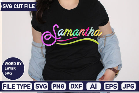 Samantha SVG Cut File SVG DesignPlante 503 