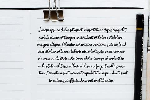 Samarinda Handwriting Font LetterdayStudio 