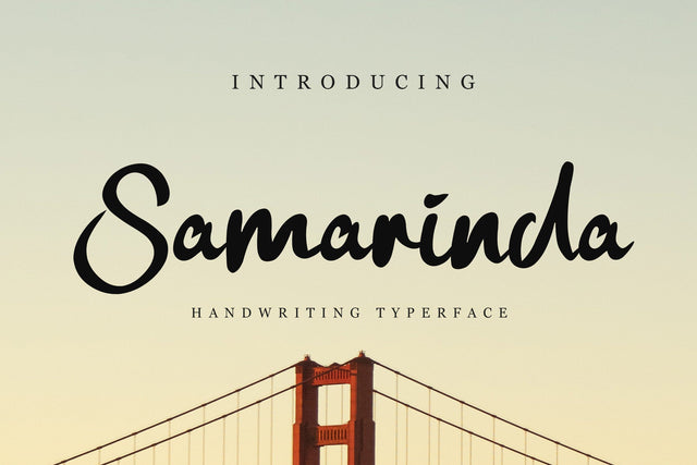 Samarinda Handwriting Font LetterdayStudio 