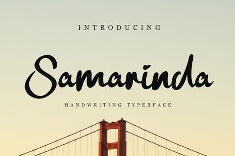 Samarinda Handwriting Font LetterdayStudio 