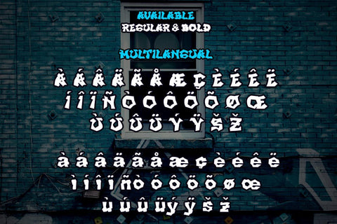 SAMBAR - Graffiti Style Font Font twinletter 