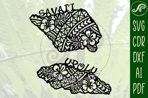 Samoa design SVG laser cut file SVG APInspireddesigns 