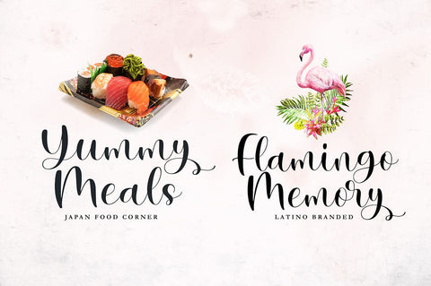 Sampreto | Elegant Calligraphy Font Font Megatype 