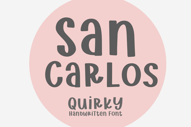 San Carlos Font Sunday Nomad 