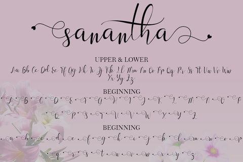 Sanantha Font Prasetya Letter 