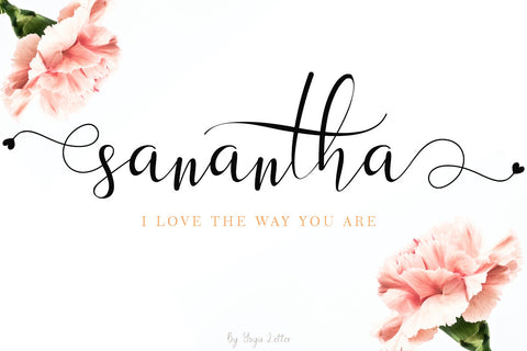 Sanantha Font Prasetya Letter 