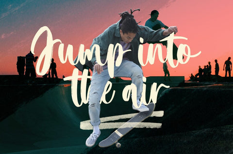 Sanctum Island - Textured Brush Font Font Muhajir 