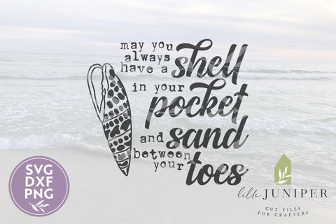 Sand Between Your Toes SVG | Summer SVG | Beach House Sign SVG LilleJuniper 