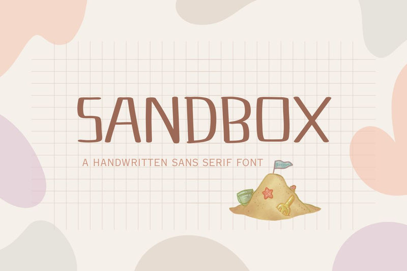 Sand Box - Sans Serif Font Font ChiraaDesign 