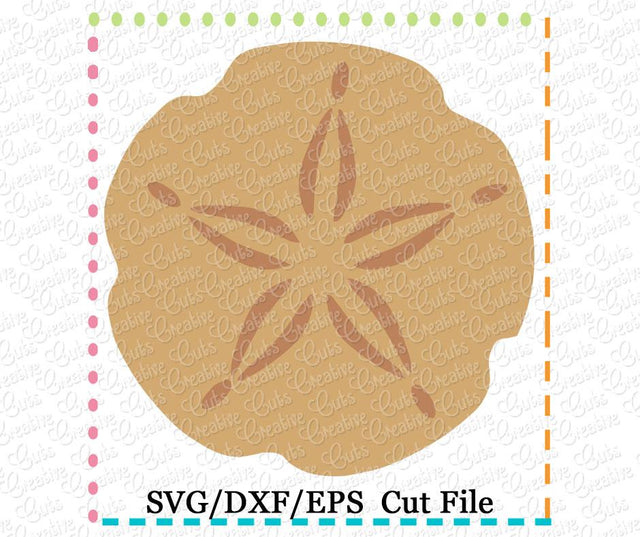 Sand Dollar Cut File Creative Appliques 