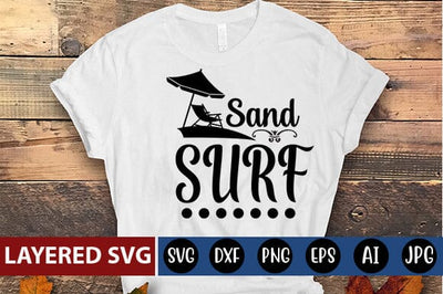 sand surf Svg SVG Blessedprint 
