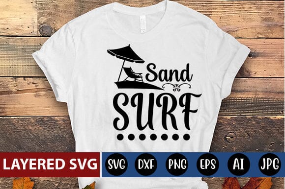 sand surf Svg SVG Blessedprint 