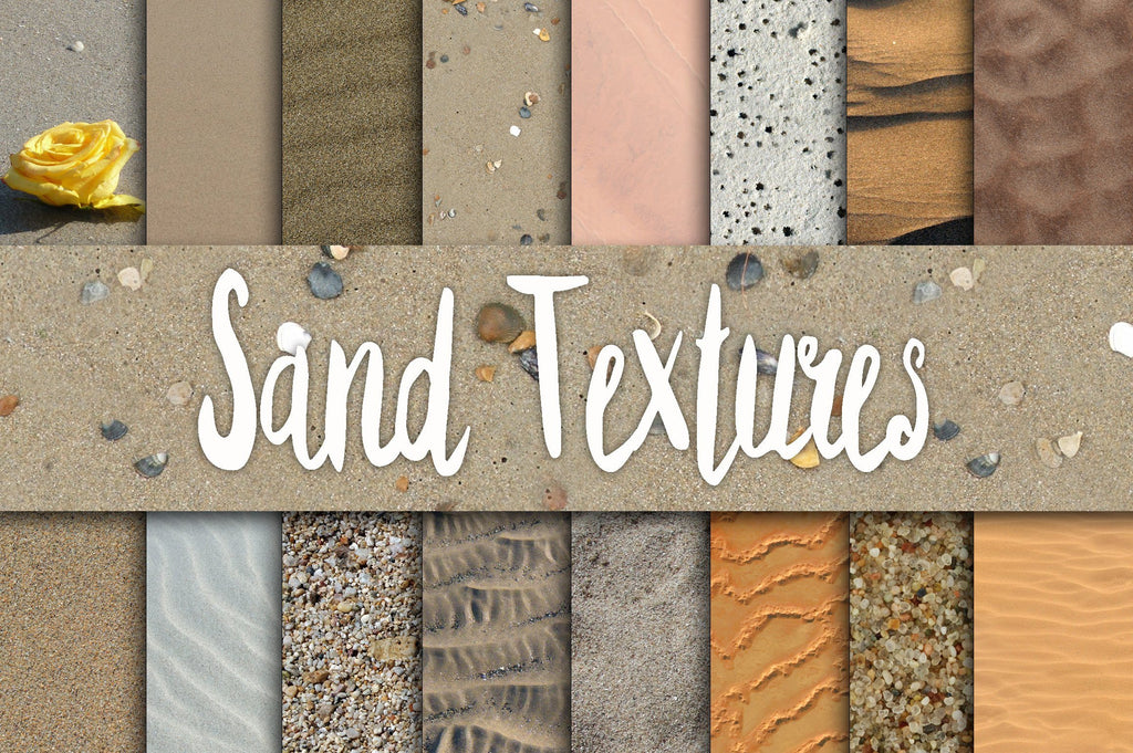 Sand Textures Digital Paper - So Fontsy