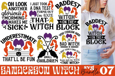 Sandarson Witch SVG Bundle SVG DESIGNISTIC 