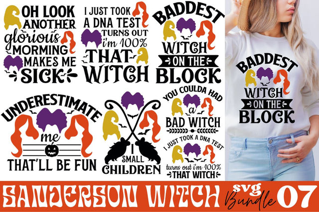Sandarson Witch SVG Bundle SVG DESIGNISTIC 