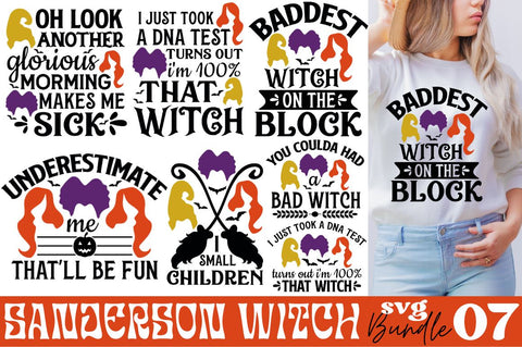 Sandarson Witch SVG Bundle SVG DESIGNISTIC 