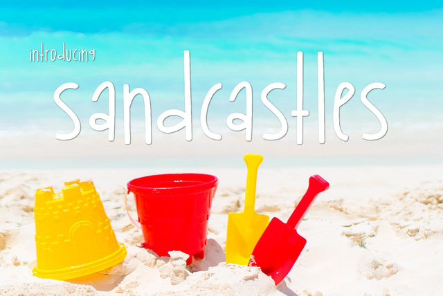 Sandcastles Font Kitaleigh 