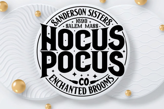 Sanderson sisters 1693 salem mass Hocus pocus co. enchanted brooms, Halloween Door Sign SVG SVG DESIGNISTIC 