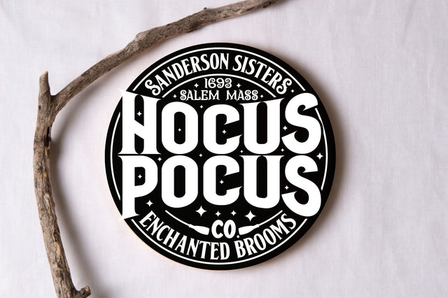 Sanderson sisters 1693 salem mass Hocus pocus co. enchanted brooms, Halloween Door Sign SVG SVG DESIGNISTIC 