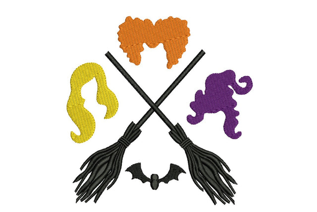 Sanderson Sisters Embroidery Design. Halloween Party Embroidery/Applique DESIGNS NextEmbroidery 