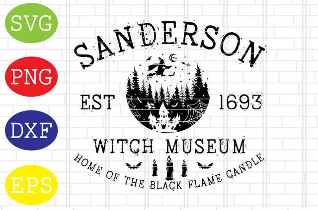 Sanderson Witch Museum Svg, Spooky Svg, Cauldron Svg, Halloween Svg, Witch Svg, Ghost Svg, Png, Eps, Dxf Files SVG DigitalSvgFiles 