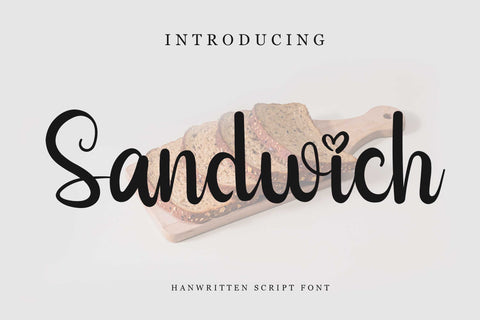 Sandwich Font LetterdayStudio 