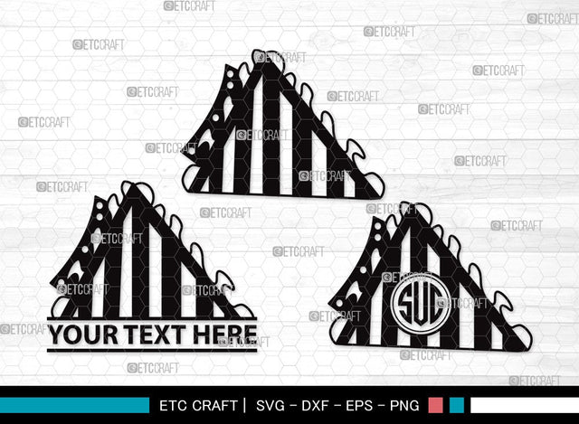 Sandwich monogram SVG | Lunch Svg | Food Svg | Sandwich Clipart SVG ETC Craft 