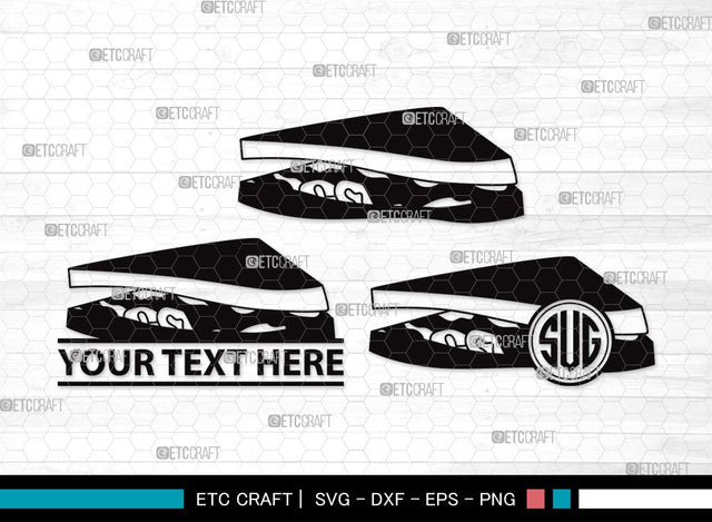 Sandwich monogram SVG | Lunch Svg | Food Svg | Sandwich Clipart SVG ETC Craft 