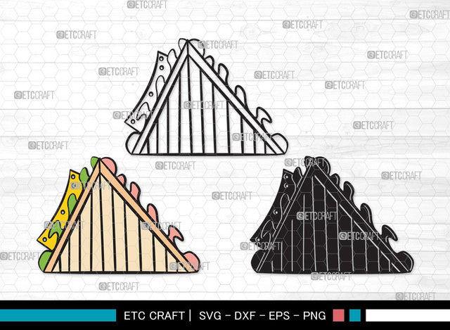 Sandwich SVG Cut File | Lunch Svg | Food Svg | Sandwich Clipart SVG ETC Craft 