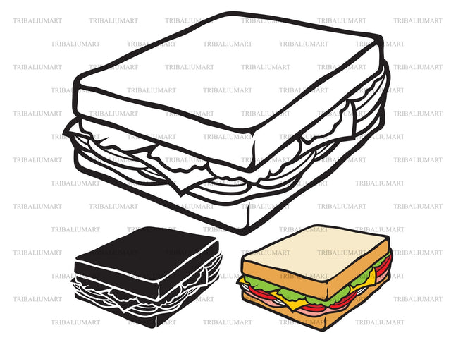 Sandwich SVG TribaliumArtSF 