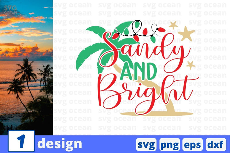 Sandy and bright SVG Cut File - So Fontsy