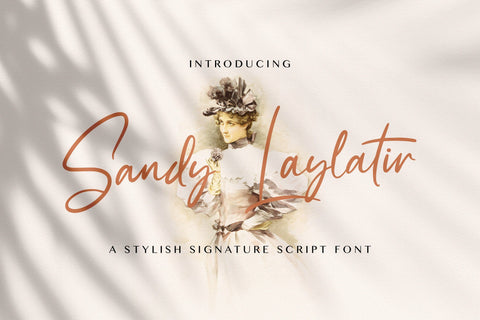 Sandy Lailyatir - Handwritten Font Font StringLabs 