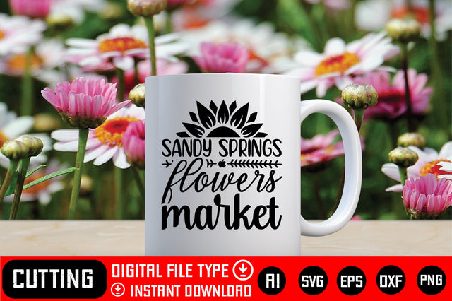 Sandy Springs Flowers Market SVG CraftlabSvg29 