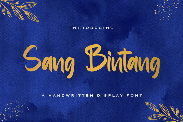 Sang Bintang - Handwritten Font Font StringLabs 