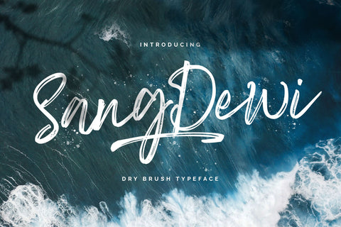 Sang Dewi - Handbrush Script Font Font StringLabs 