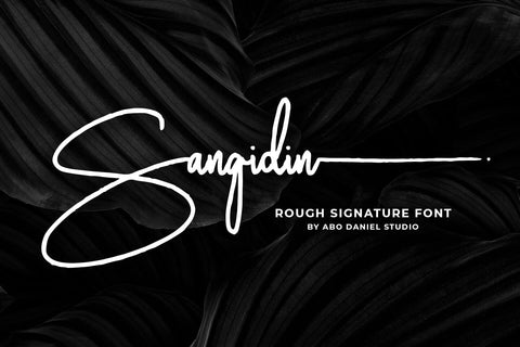 Sangidin Font Abo Daniel Studio 