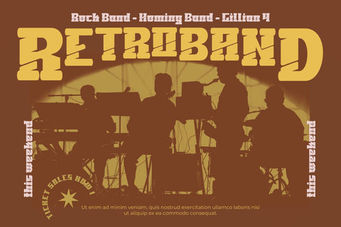 SANKOR | Groovy Retro Font Font twinletter 