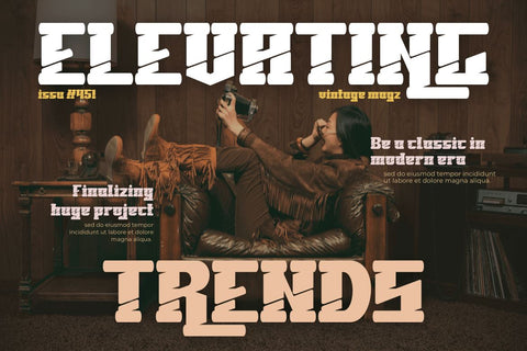 SANKOR | Groovy Retro Font Font twinletter 