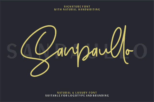 Sanpaullo Font Garisman Studio 