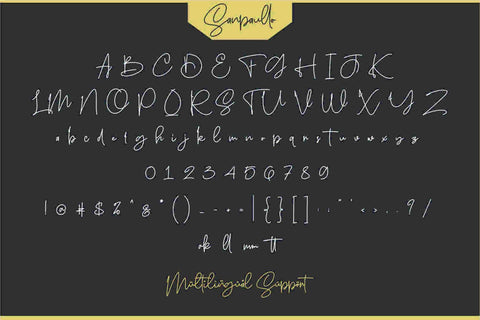 Sanpaullo Font Garisman Studio 