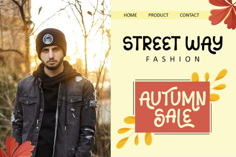 Sans Autumn - Display Font Font Illushvara Design 