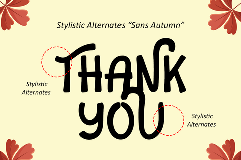 Sans Autumn - Display Font Font Illushvara Design 