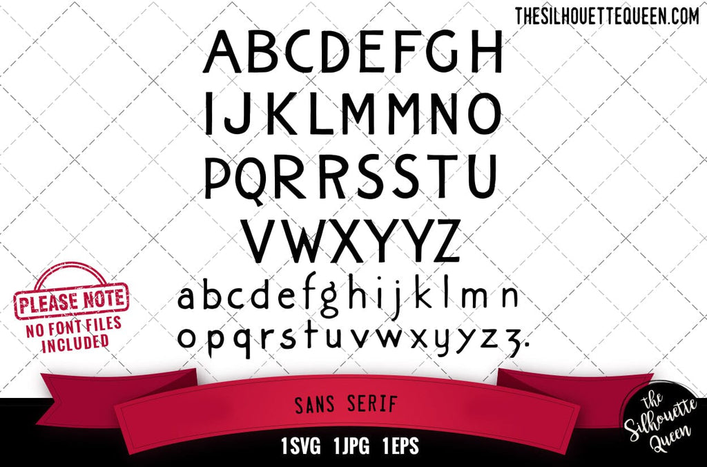 Sans Serif alphabets - ABC letters - So Fontsy